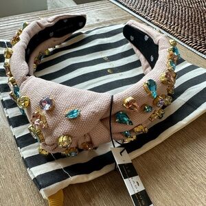 Lele Sadoughi Candy Jeweled Headband NWT